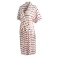 thumbnail image 2 of Richie House Short Kimono Plaid Robe Women's Sleeve Cotton Bathrobe Party Dressing Gown Sleepwear RHW2753-27-L, 2 of 3