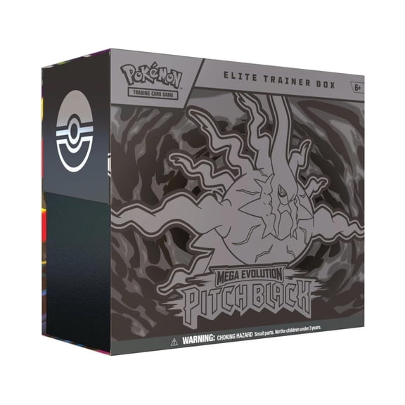 Pokmon TCG Mega Evolution Pitch Black Elite Trainer Box ME05 Official Trading Card Game Set