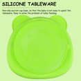 thumbnail image 2 of WHAMVOX 1Pack Childrens Silicone Plate Non-Slip Integrated Design For Infants 7.6X7.1In, 2 of 8