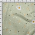 thumbnail image 4 of oneOone Velvet Light Green Fabric Christmas Sewing Fabric By The Yard Printed Diy Clothing Sewing Supplies 58 Inch Wide, 4 of 4