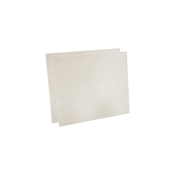 Expanded PTFE Gasket Material, 0.5” mm Thick, 6" x 6", White (pack of 2)