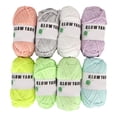 thumbnail image 2 of Luminous Yarn, Polyester Multiple Colors Durable 8 Rolls Luminous Crochet Yarn Skin Friendly  for DIY Arts, 2 of 8