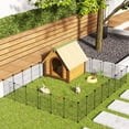 thumbnail image 6 of Pet Playpen,Small Animals Cage DIY Wire Portable Yard Fence with Door for Indoor/Outdoor Use,Puppies,Kitties,Bunny,Turtle 48" x 24" x 16", 6 of 6