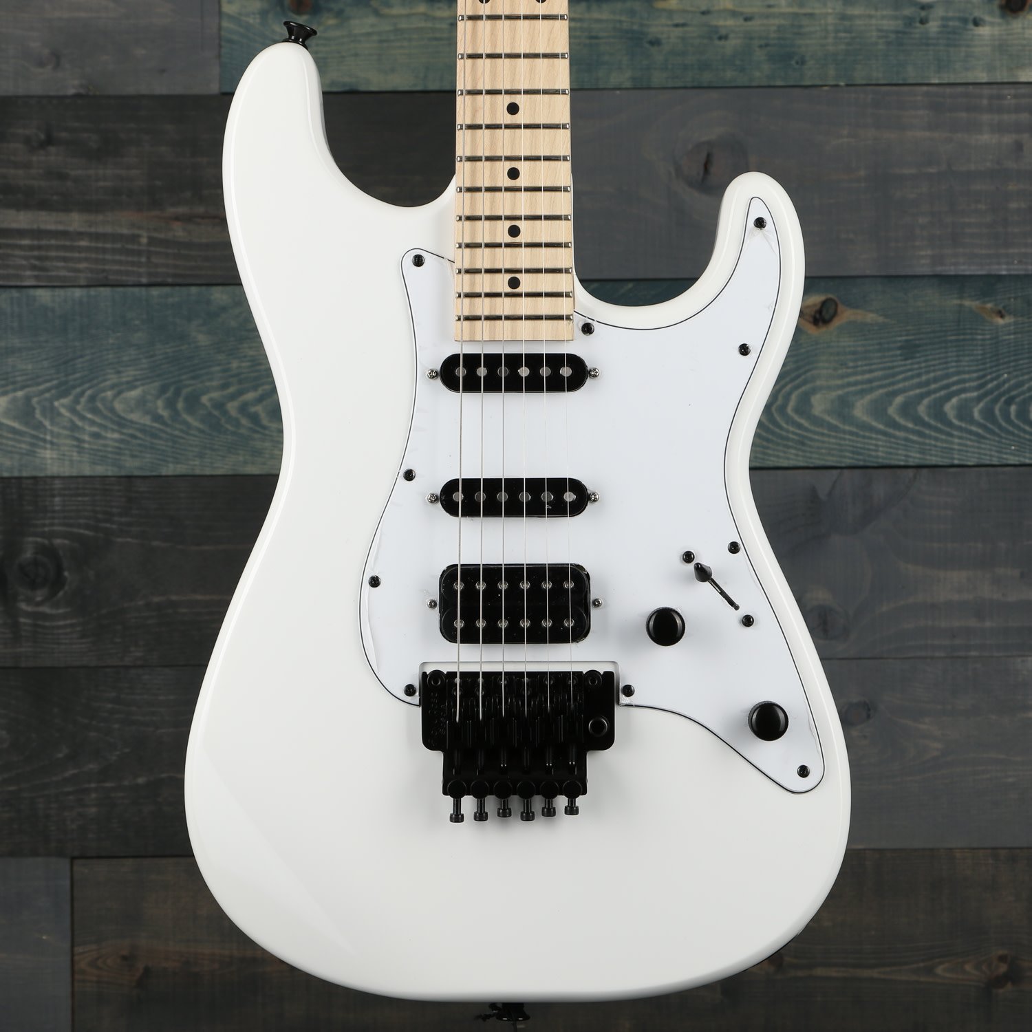 Jackson X Series Signature Adrian Smith SDXM Maple FB Snow White