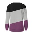 thumbnail image 4 of Aofany Womens Tops Ladies Stylish Graphic Printed Shirts Casual Round Neck Long-Sleeved Sweatshirt Pullover, 4 of 4