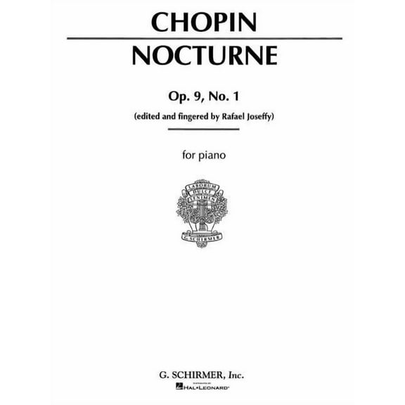 Nocturne, Op. 9, No. 1 in B-Flat Minor: Piano Solo, (Paperback)