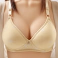 thumbnail image 2 of HBFAGFB Bra Womens Fashion Wireless Sports Seamless Push up Adjustable Yoga Sports Bra Beige Size 36, 2 of 3