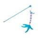 thumbnail image 5 of Juguete de varita para gatos con cuerdas telescópicas, juguetes de plumas para gatos, juguetes de peluche para otros gatos. Azul, 5 of 9
