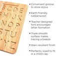 thumbnail image 2 of Tablero de rastreo del alfabeto de madera Montessori & Me Letras Montessori - Letras de madera - Letras de impresión grande para niños pequeños a preescolar - Mayúsculas y minúsculas reversibles, 2 of 9