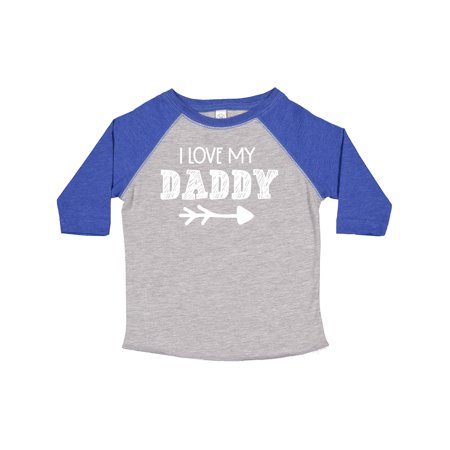 

Inktastic I Love My Daddy with Arrow Gift Toddler Boy or Toddler Girl T-Shirt