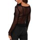 thumbnail image 5 of Txlixc Camiseta de manga larga para mujeres Txlixc moda, 5 of 5