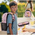 thumbnail image 5 of HUIACONG 4Pcs Kids School Backpack for Girls, Boba Capybara Bookbag with Water Bottle Cover, Lunch Bag Set for Girls Teens, Adorable Girl Backpacks for Schools, 5 of 7