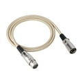 thumbnail image 3 of 3-Pin Long Lasting Durable XLR MIC Cable, Gold XLR Cable, For Electric Guitar Microphone, 3 of 8