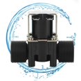 thumbnail image 2 of Électrovanne de distributeur d'eau G3/4" - Électrovanne de distributeur d'eau normalement fermée - Électrovanne d'admission d'eau Normalement fermée DC24 V, 2 of 9