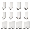 thumbnail image 1 of MasteelfCA 15 Pcs Punch-free Hat Hooks Multipurpose Clothes Hooks Spoon Hooks (Silver), 1 of 7