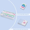 thumbnail image 4 of Juego de fichas Mahjong Jongyance American con bolsa y accesorios, 4 of 7
