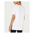 thumbnail image 2 of CARBON COPY Womens New 1079 White Unavailable Graphic Embellished Top M B+B, 2 of 2