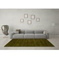 thumbnail image 3 of Ahgly Company Machine Washable Indoor Rectangle Abstract Yellow Contemporary Area Rugs, 4' x 6', 3 of 4