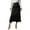 Black, variant on Rose Fringe Table Skirt Women Suit with Skirts Skirt Adult 12 Skirts for Juniors High Waist Split Satin Pleated Solid Color Bodycon For Women Black S