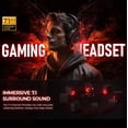 thumbnail image 3 of Auriculares inalámbricos Bluetooth 2.4G Picun G2 con LED para juegos, 3 of 8