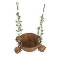 thumbnail image 3 of Jaula para cría de pájaros, nido de cáscara de coco para pájaros, caseta para pájaros, nido para loros, cama para pájaros sin triturar, 3 of 9