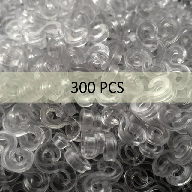 Hearthoom Bracelet Making Clips 300 Pcs Loom Band Kit for Rubber Band DIY Craft Jewelry Weaving Accessories