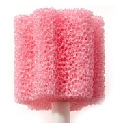Toothette 5-1/3 Inch Length Oral Swab with Pink Foam Tip 5602UT, 1000 Ct