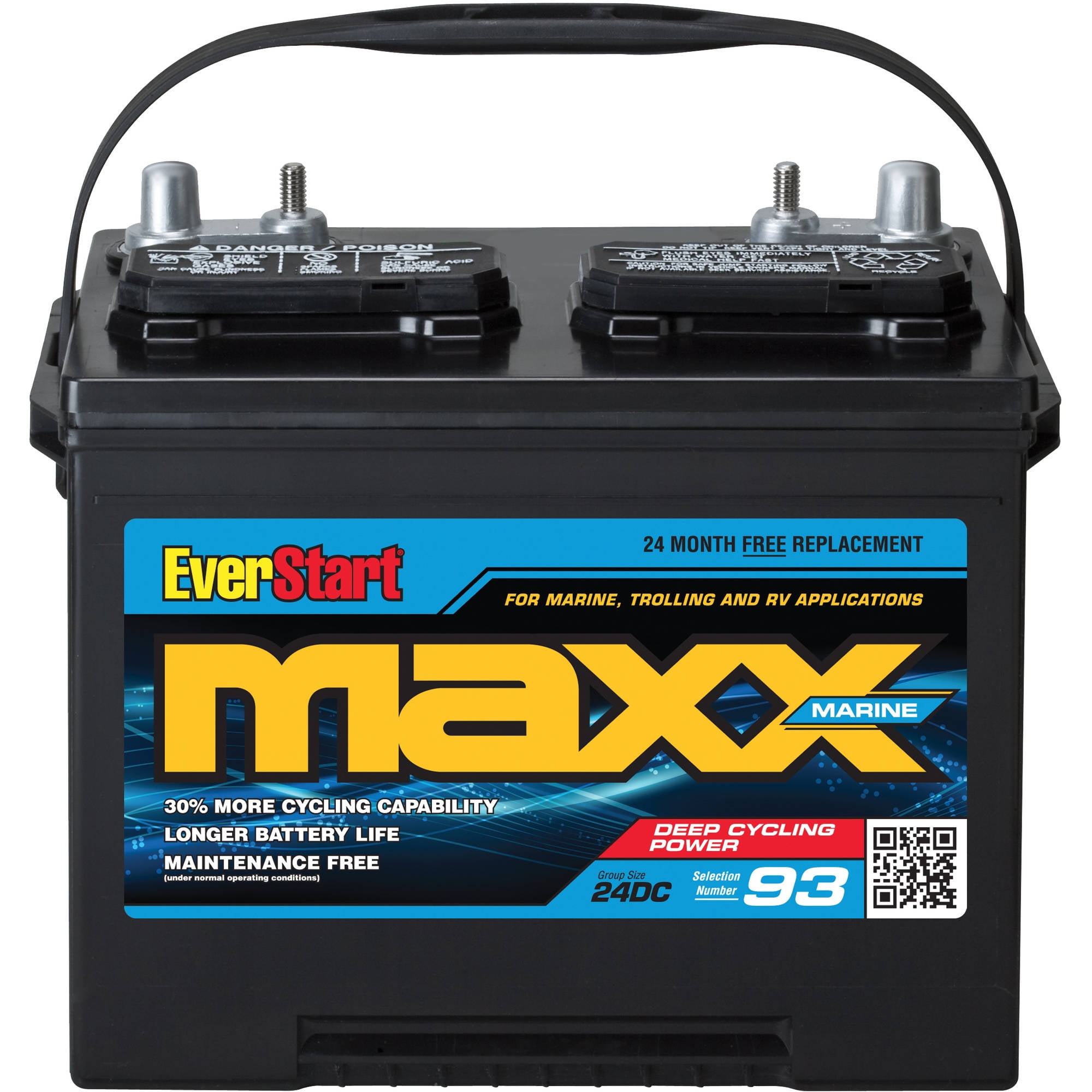 Everstart Maxx Lead Acid Marine Battery Group Size 24dc Walmart Com