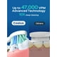 thumbnail image 2 of COSLUS Cepillo de dientes eléctrico para adultos y adolescentes: cepillo de dientes inalámbrico recargable para adultos y adolescentes jóvenes con estuche de viaje portátil, 5 modos 47000 VPM cepillos, 2 of 5