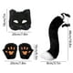 thumbnail image 3 of Conjunto de Cola de Lobo y Zorro con Orejas, Guantes y Pinza para La Cola para Disfraz de Halloween, Navidad y Fiestas | Regalo para Mujer | Poliéster Negro | Sombrero: 56 X 28 X 15 Cm | Guantes | Ac, 3 of 6
