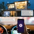 thumbnail image 4 of miduoudo-Smart Edison LED Light Bulbs, Retro ST64 WiFi Light Bulbs, 800 Lumens 60W Equivalent, Works with Alexa, Google Assistant, Dimmable 2700K-6500K, No Hub Required, 2-Pack, 4 of 4