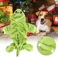 thumbnail image 6 of Green Fleece Four-Legged Costume for Pets, Warm Dog & Cat Clothes Cozy Winter Dino Outfit Bienvenido, 6 of 8
