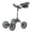Silver/Black, variant on Bag Boy Golf Quad Pro Green/Black Pull Cart New