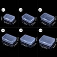 thumbnail image 2 of Mini cajas rectangulares de plástico transparente para guardar joyas, caja de embalaje para pendientes, anillos, cuentas, artículos pequeños Tan Jianjun  unisex, 2 of 2