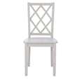 thumbnail image 3 of Linon Nico Side Chair Lattice Back Design in Crisp Light Gray Finished Wood, 3 of 12