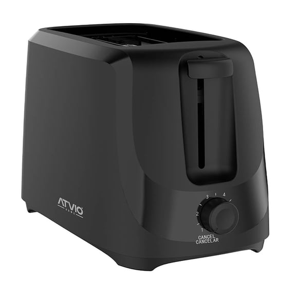 Tostador Atvio Home 700W 2 Rebanadas Negro