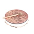 thumbnail image 3 of Tambor chamánico con baqueta, bajo profundo, herramienta curativa decorativa, 3 of 12