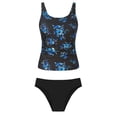 thumbnail image 7 of CONZONE Womens Period Tankini Sets 2 Peice Swimsuits for Women Menstrual Leakproof Swim Bottoms Hawaii Graphic Lightweight Summer Beach Bathing Suits, 7 of 7