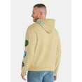 thumbnail image 3 of Rick and Morty Men’s and Big Men's Embroidered Graphic Hoodie, Sizes S-3XL, 3 of 5