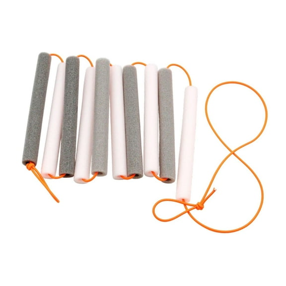 Pitycbo High Jump Rope Long Elastic Foam Crossbar Foldable Outdoor Track Field Equipment