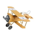 thumbnail image 2 of GUOOL Retro Biplane Metal Model Ornament Great Souvenir Airplane Handmade Planes, 2 of 8
