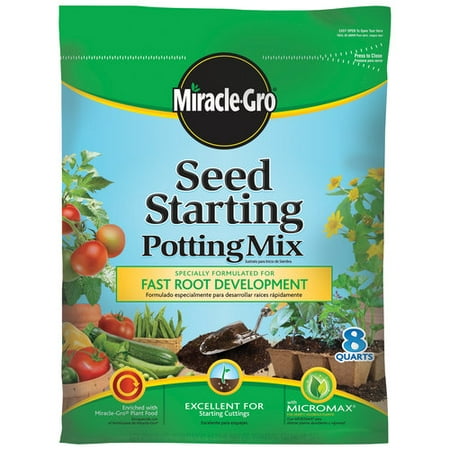 Miracle-Gro 8qt Seed Starting Potting Mix - Walmart.com