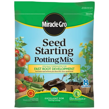 Miracle-Gro 8qt Seed Starting Potting Mix (Best Seed Starting System)