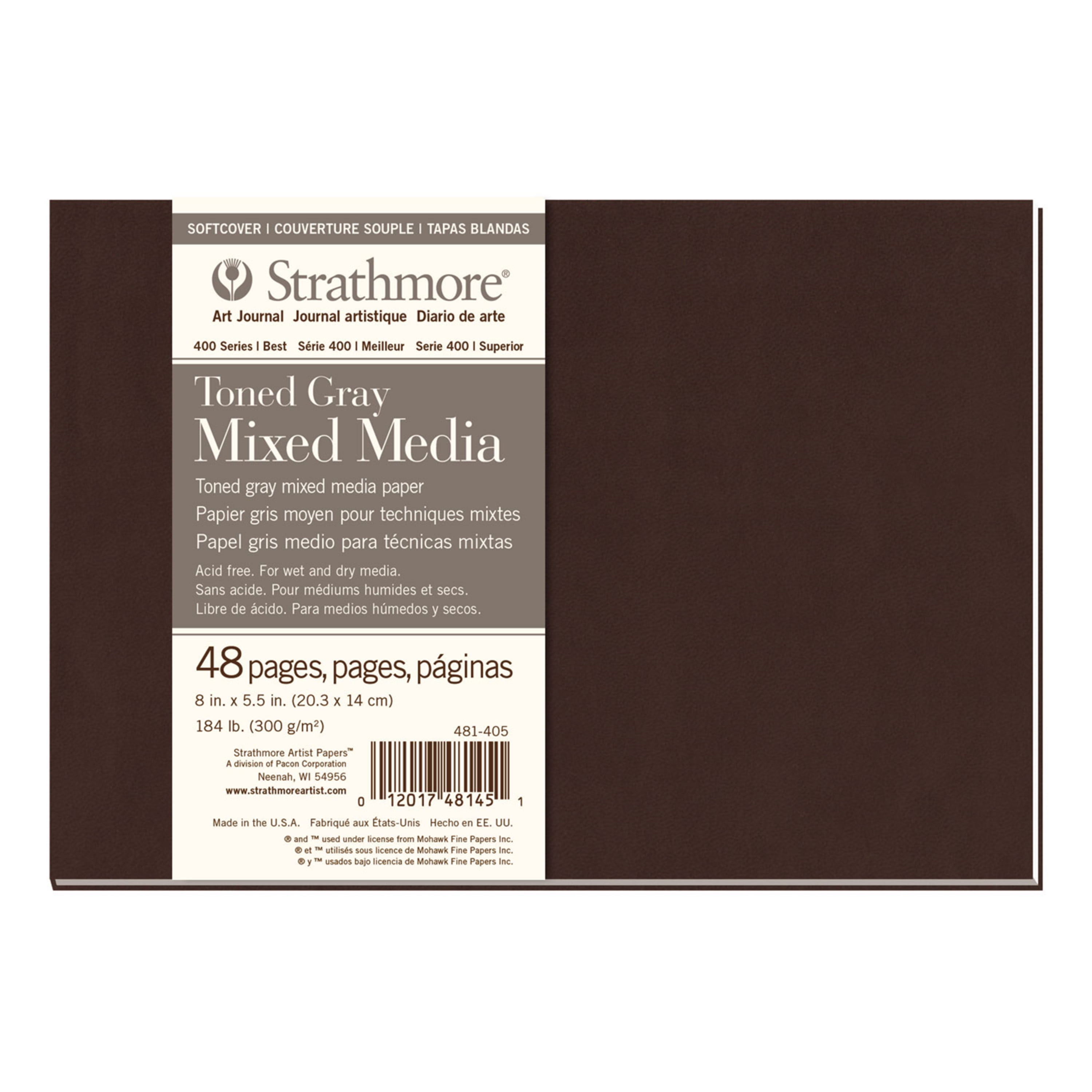 Strathmore 400 tone grey scale paper pad 9" x 12" 80lbs 216gsm 15 sheets 