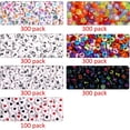 thumbnail image 4 of JANYUN 1900pcs 7 Colors Round Letter Beads Acrylic Alphabet Number Beads for Bracelet Making with 1 Roll Elastic Crystal String Cord for Jewelry Making DIY Necklace Charms Bracelet (7x4mm), 4 of 7
