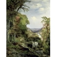 thumbnail image 2 of Moran, Thomas 26x32 White Modern Wood Framed Museum Art Print Titled - Along The Wissahickon, 2 of 4