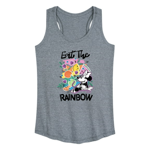 Disney - Eat the Rainbow Minnie - Women's Racerback Tank Top
