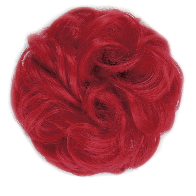 Perruque Extension Chignon Bouclé Chignon Désordonné Pièce de Cheveux Chouchou Enveloppe Extensions de Cheveux, Perruque pour Femmes