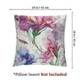thumbnail image 4 of nygtbtfer Throw Pillow Covers Set of 2 Flower Decorative Throw Pillow Cases Soft Velvet Outdoor Cushion Covers for Sofa Garden Couch Home Decor White, 4 of 7