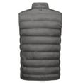 thumbnail image 2 of Little Donkey Andy Men's Lightweight Warm Puffer Vest Thermal Golf Sleeveless Jacket for Outdoor Hiking Travel Casual Light Gray L, 2 of 7